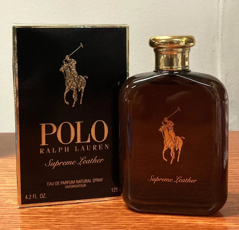 Polo Supreme Leather by Ralph Lauren 4.2 oz / 125 ml Edp spy cologne  men homme EDP