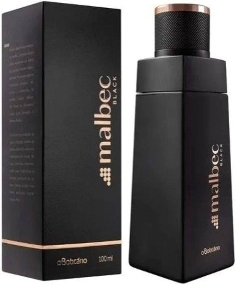 O Botic‡rio - Malbec Black Deodorant Cologne For Men - 100ml EDT