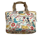 Lily Bloom insulated lunch bag Furry Friends kitty cats adorable friends on it Lily