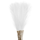 25Pcs Pampas Artificial Grass,21" Fake Pampas for Wedding Decoration,White Pampas Grass