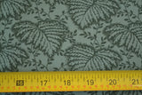 By 1/2 Yd, Dark-Green Leaves on Green Cotton, Thimbleberries/High Country, N989 Flowering Plants