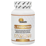 L-Theanine 200mg Vege Caps Ð Calm, Sleep & Metabolism Support Ð Sowelo Green Plant
