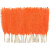 50 PCS 17 inch Light Orange Pampas Grass Decor, Small Fluffy Vase Filler Stems Pampas Grass