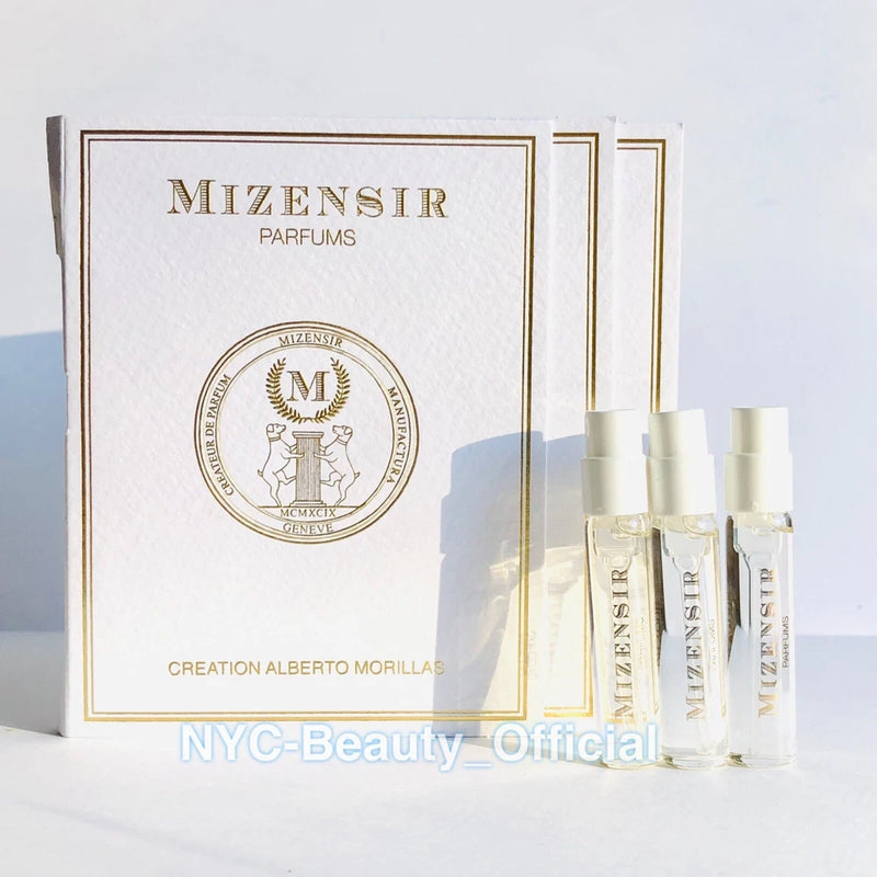 3 x Mizensir For Your Love Eau de Parfum EDP Spray Sample 2 ml EDP