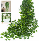 6 PACK  6.5 Ft Artificial Hanging Garland Ivy Leaves Plants Vines Home Decor USA Green Plant