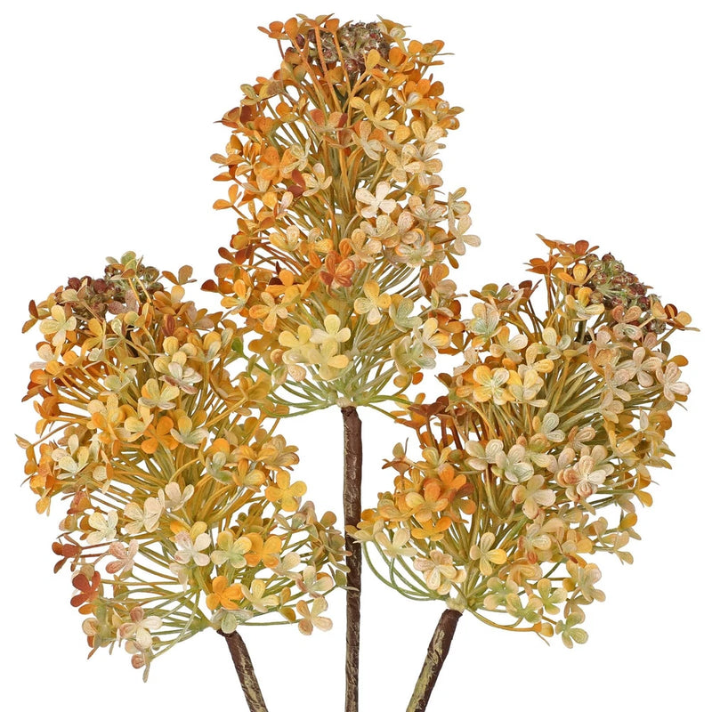 3 Pcs Hydrangea Artificial Flowers Bouquets for Fall Home Decor, 16" Faux Hyd... Hydrangea
