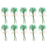 10 Pcs Mini Dried Flower Bouquet Baby's Breath Boho DIY Gift Sky Blue Dried Flower
