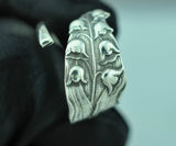 Dainty 925 Sterling Silver Lily of The Valley Flower Floral Spoon Ring Lily