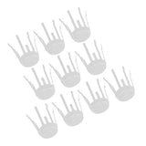 10 Pcs Bouquet Wrapping Paper Flower Bouquets Accessories Holder White Base Bouquet
