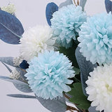 Artificial Flowers with Vase Faux Hydrangea Flower Arrangements for Home Hydrangea