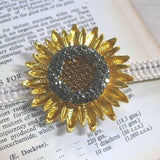 LEAF CLUB Handmade obi clasp obi clasp sunflower sunflower flower sun large Sunflower