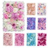 Wedding flower wall background decoration row window peony hydrangea rose wall Hydrangea
