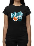 Retro Dippin' Dots Logo Graphic Tee - Ice Cream Lovers Graphic Women's T-shirt Roses
