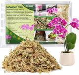 4oz Sphagnum Moss for Plants - Sphagnum Peat Moss Natural Dried Long Fibered for Orchids