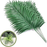 Szjias 12 Pcs Artificial Palm Leaves Palm Branches Plants Tropical Gre Green Plant
