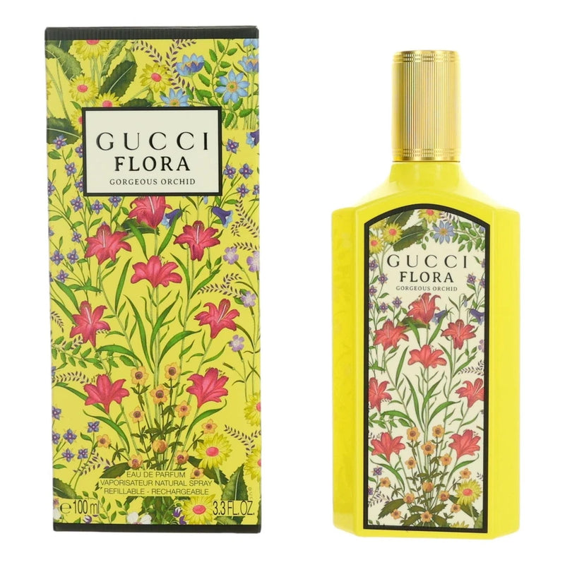 Flora Gorgeous Orchid by Gucci, 3.3 oz EDP Spray for Women EDP