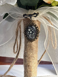 Handmade 18_25 Bridal Bouquet Charm Ð Original Black & White Floral Art Ð ÒSomet Bouquet