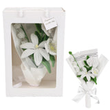 Handmade Artificial Lily Bouquet Twist Stick Combination Flower Bouquet Kit f... Lily