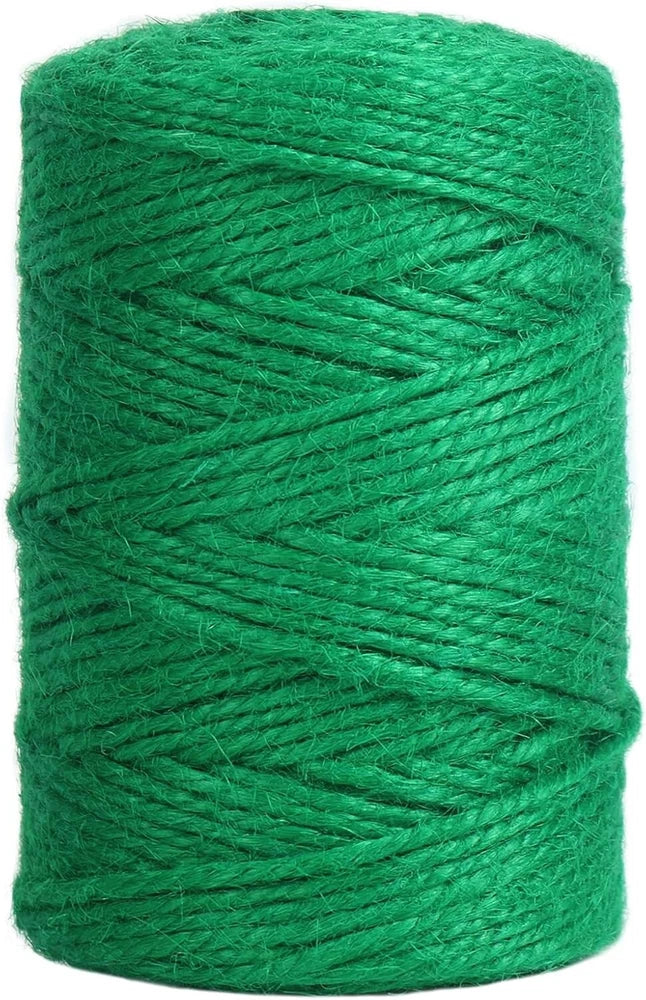 Garden Twine Green Plant Twine 328 Feet 3Mm Thick 3Ply Heavy Duty Jute String Garden Plants