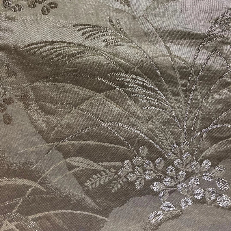 Obi Silver pampas grass pattern FUKURO OBI Pampas Grass