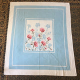 Sweet Vintage Pink Carnation Tablecloth, 44Ó X 51Ó Carnation