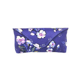 NWT Vera Bradley Eyeglass Case Wild Roses Sunglasses Purple Roses