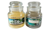 Yankee Candle Retired Tahitian Tiara Flower & Hydrangea 3.7 oz Jar Lot of 2 RARE Hydrangea