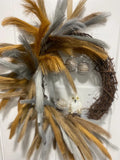 Pampas Grass Holiday Wreath, Christmas Wreath, Wreaths, Door Decor Pampas Grass