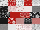 Opposites Attract Paintbrush Studios Premium Quilting 100% Cotton Modern Fabric Flowering Plants