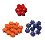 CRYSTALLINE CERAMIC DAISY FLOWER BEADS 15mm CHOICE OF COLOR 25pcs Daisies