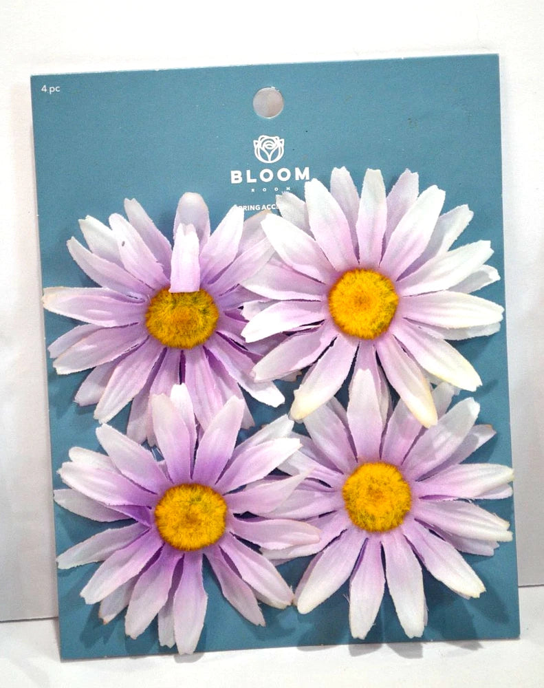Daisy bloom spring floral 4 pc each Daisies