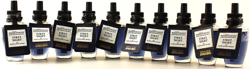 QTY 10 - Bath & Body Works FIRST SIGHT Wallflowers Home Fragrance Oil Refills Bouquet