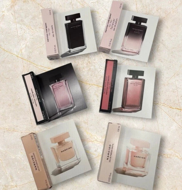 Narciso Rodriguez Perfume Collection Sample Size (6pcs) EDP