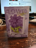 Flowers Building Set for Women - Lego-Compatible Purple Flowers in Picture Frame Hydrangea