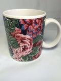 PEONY Pink Mauve Floral Flower Coffee Tea Cup Mug Peony