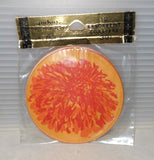 Mid Century Vintage Gibson Peony Flower Paper Coaster Pack of 12 Peony