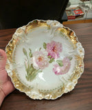WINTERLING GERMANY 85 HANDPAINTED CARNATION BOWL - STUNNING PORCELAIN Carnation