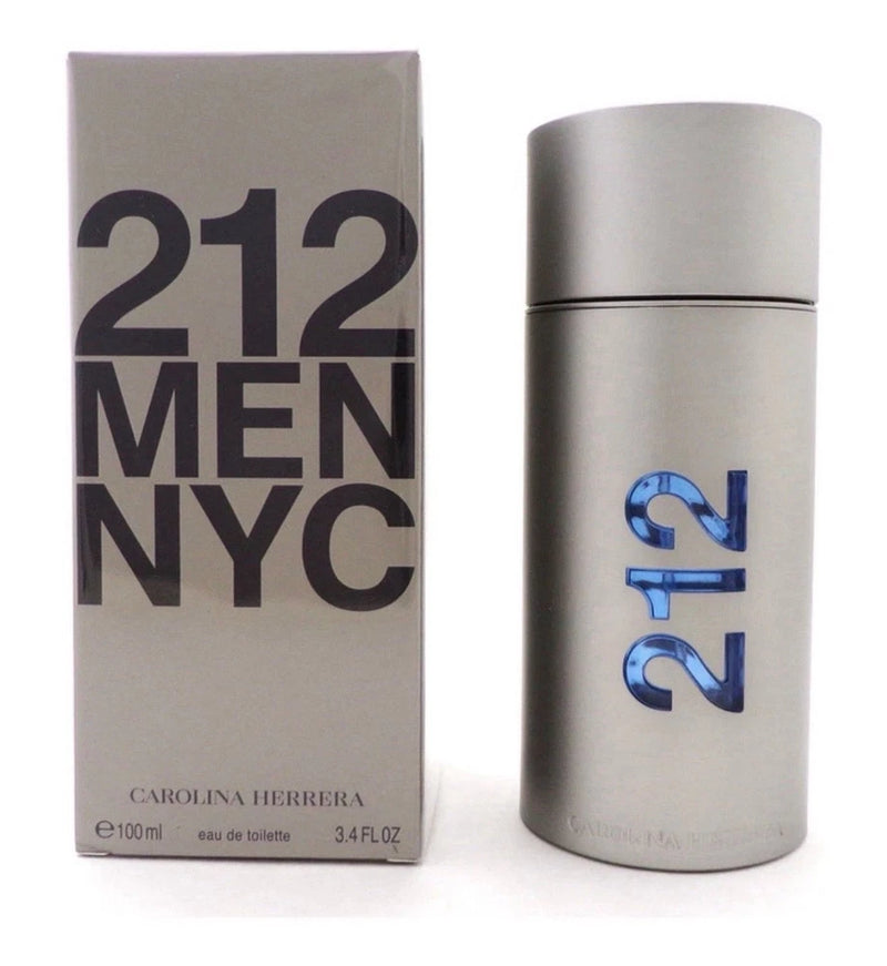 Carolina Herrera 212 Men NYC Eau de Toilette Spray 100ml 3.4 fl oz Regular Size EDT