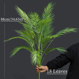 50-88cm Tropical Artificial Plants Large Fake Palm Tree Plastic Green Plant Green Plant