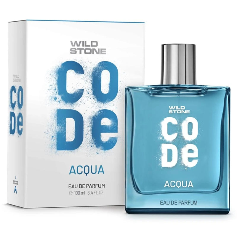 Wildstone CODE Acqua Eau De Parfum For Men, 100ml Luxury Long Lasting Fragrance EDP