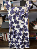 Milly - WomenÕs Purple Hydrangea Floral Sateen Sheath Dress - Size 6 Hydrangea