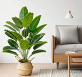 24 Leaves Large Artificial Palm Plant For Indoor Outdoor Use No Pot! Green Plant