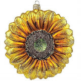 Sunflower Polish Glass Christmas Ornament Made in Poland Decoration Sunflower
