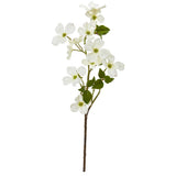 Nearly Natural 26Ó Dogwood Artificial Flower Set Of 12 Realistic Home Decor Green Plant