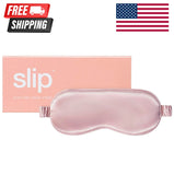 Slip Pure Silk Sleep Mask Ð Pink Ð 100% Mulberry, Soft, Light-Blocking, Adjustab Roses