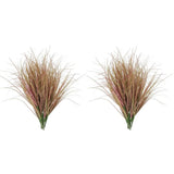 2 Pieces Outdoor Fake Greenery Artificial Grass Decoration Plants for outside Green Plant