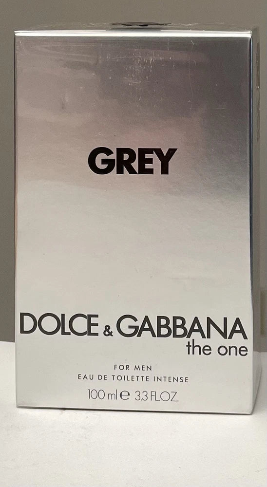 The One Grey Dolce & Gabbana Men 3.3oz 100ml Eau de Toilette Intense New Sealed EDT