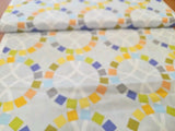 Quilt Blocks Cotton Quilt Fabric Moda By the Yard Flowering Plants