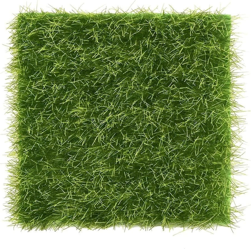 Miniature Artificial Grass Square Mat 11.8 Green Plant