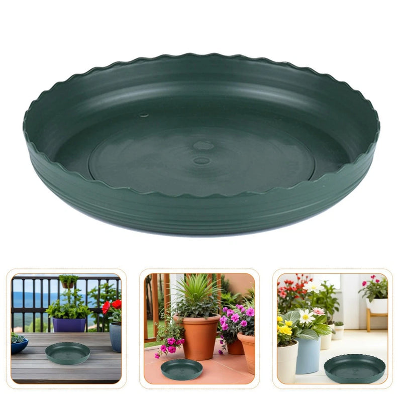 8 Pcs Plastic Plant Pot Saucers Tray Garden Flower Water Holders Garden Plants